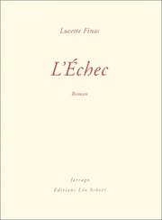 Cover of: L'Echec