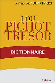 Cover of: Lou Pitchot trésor : dictionnaire provençal