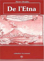 Cover of: De l'etna by Pietro Bembo