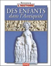 Cover of: Des enfants dans l'antiquité