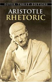 Cover of: Rhetoric by Aristotle