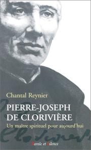 Cover of: Pierre-Joseph de Clorivière : Un maître spirituel pour aujourd'hui