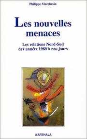 Cover of: Les nouvelles menaces by Philippe Marchesin