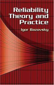 Cover of: Reliability Theory and Practice (Dover Books on Mathematics) by Igor Bazovsky