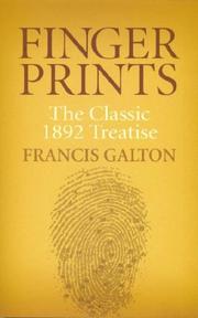 Cover of: Finger Prints by Sir Francis Galton, Sir Francis Galton