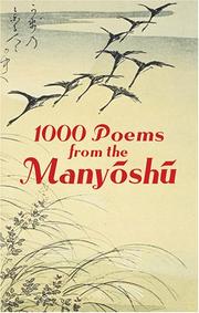 Cover of: 1000 Poems from the Manyoshu: The Complete Nippon Gakujutsu Shinkokai Translation