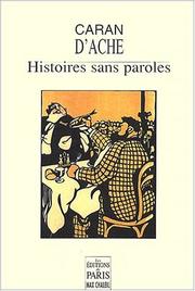 Cover of: Histoires sans paroles