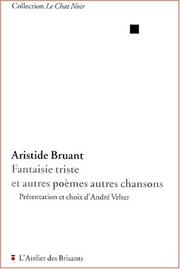 Cover of: Fantaisie triste et autres poemes, autres chansons