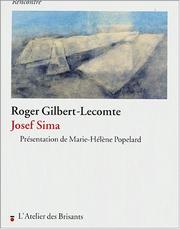 Josef sima by Roge Gilbert-Lecomte