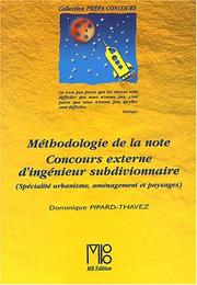 Méthodologie de la note by Pipard