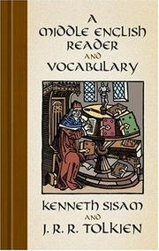 Cover of: A Middle English reader by edited by Kenneth Sisam. And A Middle English vocabulary / J.R.R. Tolkien.