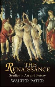 The Renaissance by Walter Pater