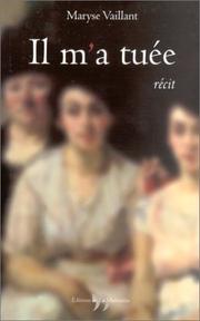 Cover of: Il m'a tuée