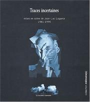Cover of: Traces incertaines. mises en scene (1981-1995)