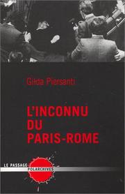 Cover of: L'Inconnu du Paris-Rome