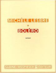 Cover of: Bolero by M. Lesbre, M. Lesbre