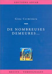 Cover of: De nombreuses demeures-- by Gina Cerminara