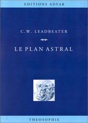 Cover of: Le plan astral