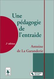 Cover of: Une pédagogie de l'entraide