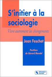 Cover of: S'initier à la sociologie