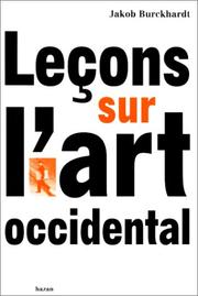 Cover of: Leçons sur l'art occidental