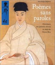 Cover of: Poèmes sans paroles by Anne Kerlan-Stephens