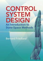 Cover of: Control System Design by Bernard Friedland