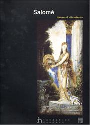 Cover of: Salomé, danse et décadence