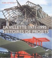 Cover of: Villette, 1971-1995: Histories De Projets