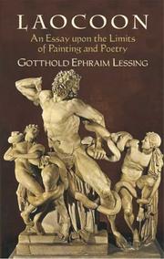 Cover of: Laocoon by Gotthold Ephraim Lessing, Gotthold Ephraim Lessing