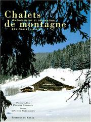 Cover of Chalets de montagne by agnès de warenghien