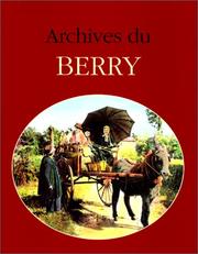 Cover of: Archives du Berry (Collection Archives)