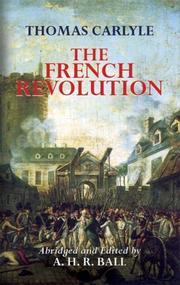 Cover of: The  French Revolution by Thomas Carlyle