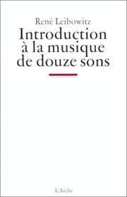 Cover of: Introduction à la musique de douze sons