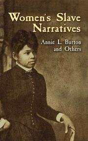Cover of: Women's slave narratives