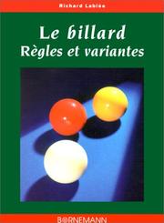 Cover of: Le billard