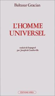 Cover of: L'homme universel
