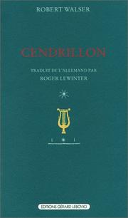 Cover of: Cendrillon by Robert Walser