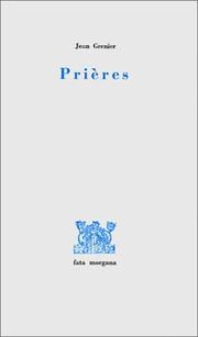 Cover of: Prières by Jean Grenier, Z. Music