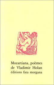 Cover of: Mozartiana