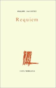 Cover of: Requiem suivi de "Remarques"
