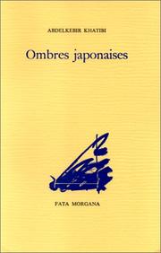 Cover of: Ombres japonaises, précédé de "Nuits blanches"