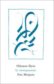 Cover of: Le Monogramme