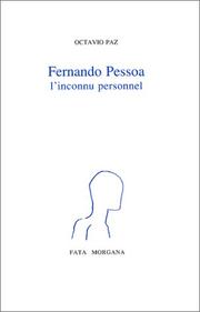 Cover of: Pessoa, l'inconnu personnel