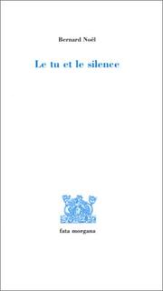 Cover of: Le Tu et le Silence