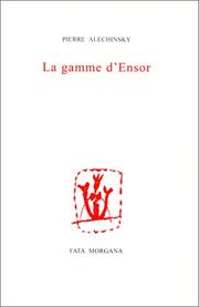 Cover of: La Gamme d'Ensor