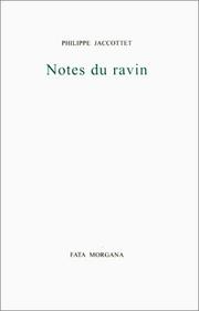 Cover of: Notes Du Ravin