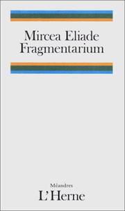 Cover of: Fragmentarium