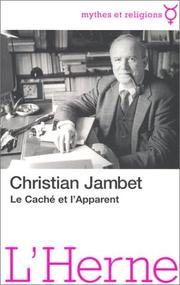 Cover of: Le Cachet et l'Apparent