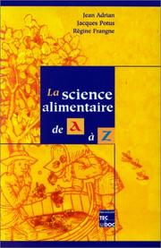 Cover of: La science alimentaire de A à Z